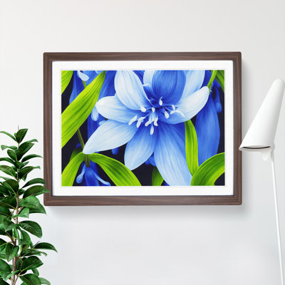 Decorated Flower - Single Picture Frame Print