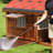 Pine Dog House & Playpen Carbonized Pine Wood, Weatherproof Design-106209131