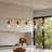 Billie 39.5" W 5-Light Chandelier with Cylindrical Clear Glass