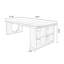 Bureau rectangulaire en bois massif Burlywood-1689436345