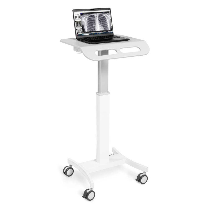 Vitalize Adjustable Height Rolling Laptop Cart