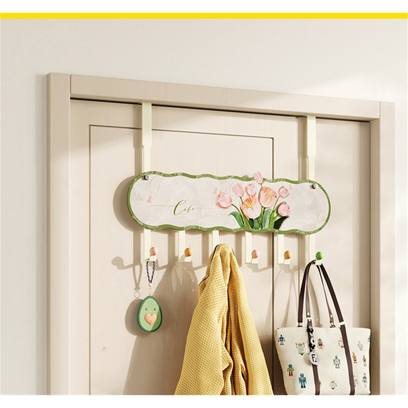 Crochet en fer sans porte, H 11 po x l 15,74 po x P 1,77 po