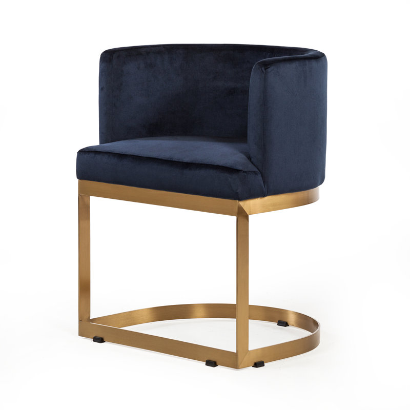 Waynesboro 19'' H Velvet Upholstered Armchair