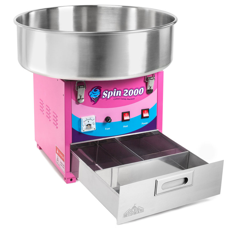 Olde Midway SPIN 2000 Tabletop Cotton Candy Machine