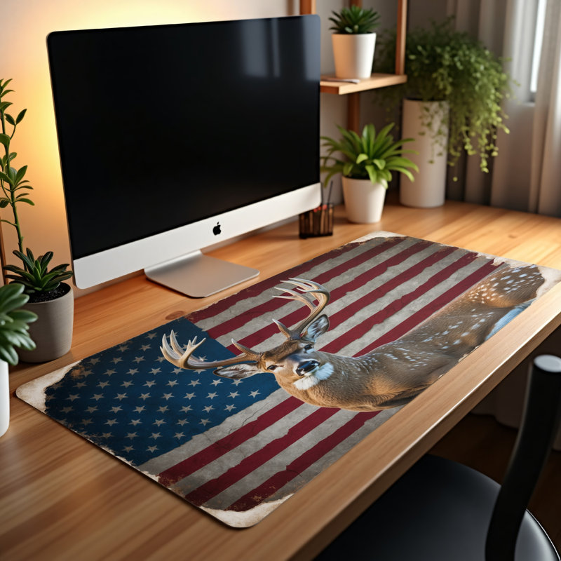 Polyester Desk Pad, 14.4x12.1