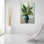 Art mural en verre épique «Mint And Blue Still Life» par Silvia Vassileva, 24 po x 36 po