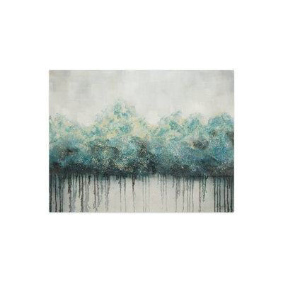 Impermeable Forest Hand -Painted Acrylic Painting