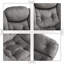 Fauteuil paresseux moderne avec accoudoirs épais et rembourré de 31,5 po Biranna-119296624