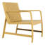 Mobilier intérieur / extérieur 5 pièces 3 places, 2 chaises, 2 tables basses, jaune, structure rouille, Pp toutes saisons, assemblage de 30 minutes, gigogne peu encombrante, patio confortable avec chaises et jaune