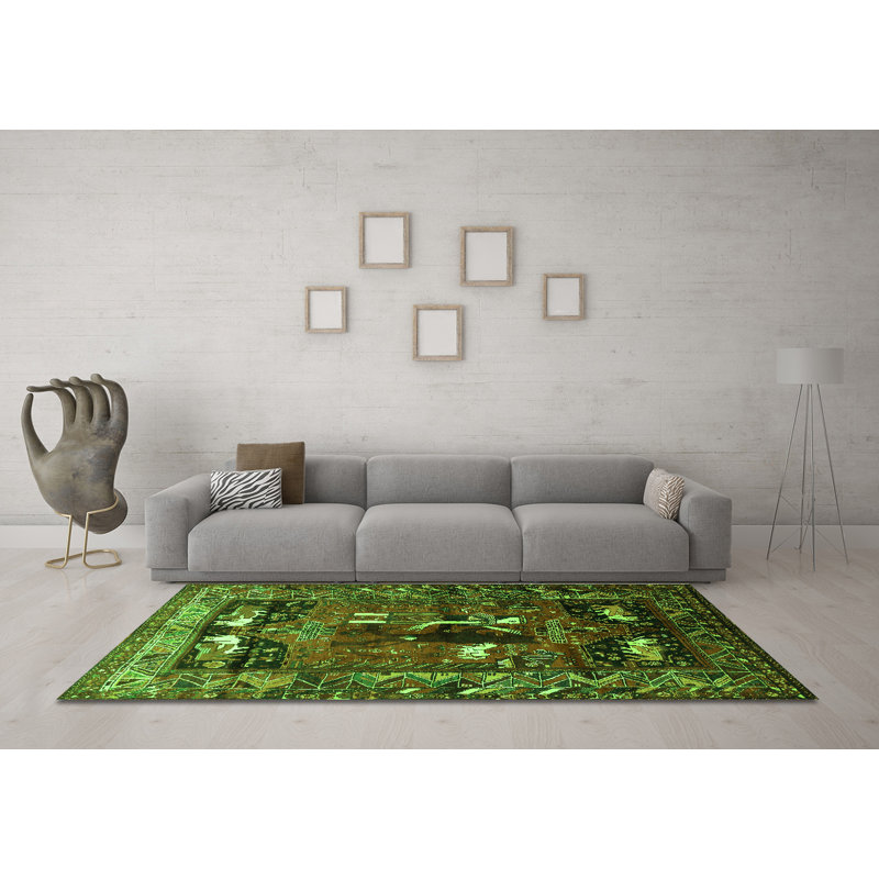 Performance Toile Indoor Rug, Square 8'