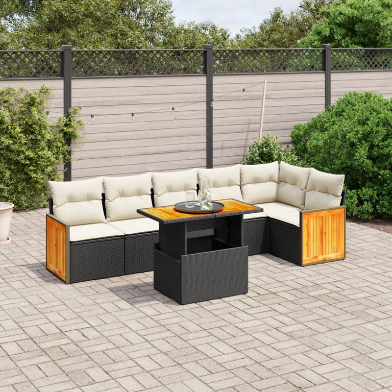 Ensemble de canapé de jardin Vidaxl PE