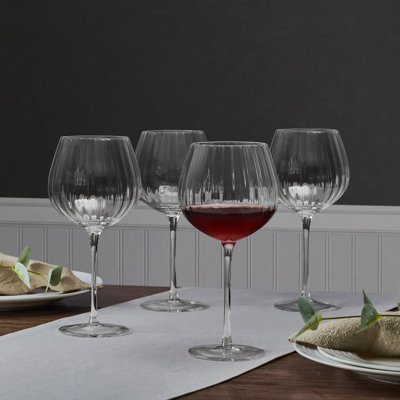 Mikasa Optic 15-Oz White Wine Glasses, Set Of 4 in , 19 oz.