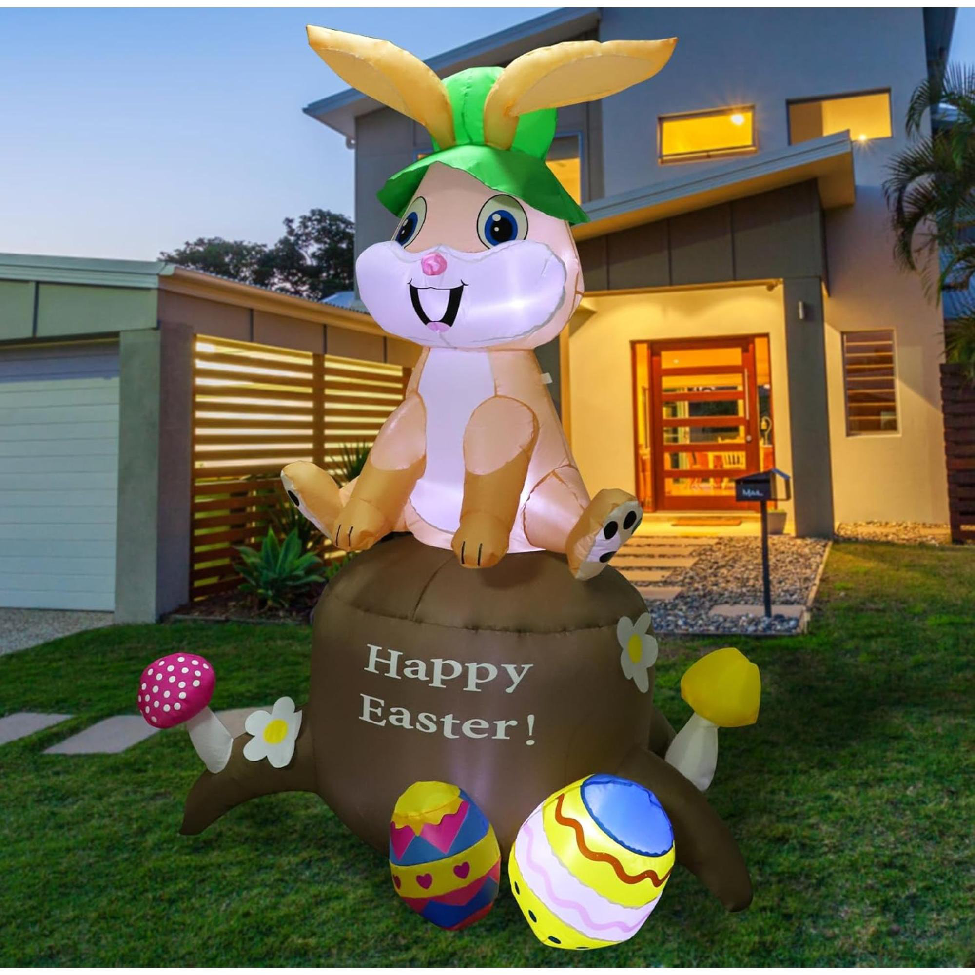 The Holiday Aisle® Easter Inflatable Decoration With LED Lighted Blow