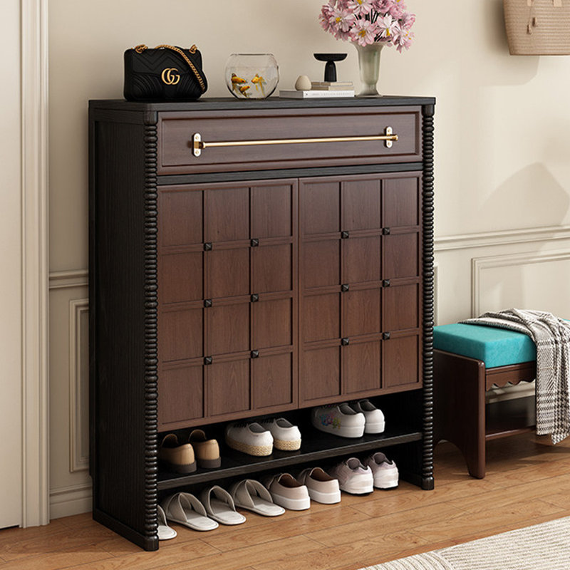 Armoire à chaussures 34,65 po, H 45,28 po x l 34,65 po x P 14,17 po