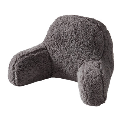 Faux Shearling Bed Rest Pillow