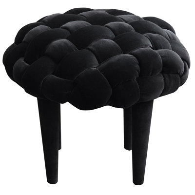 Solid + Manufactured Wood Accent Stool