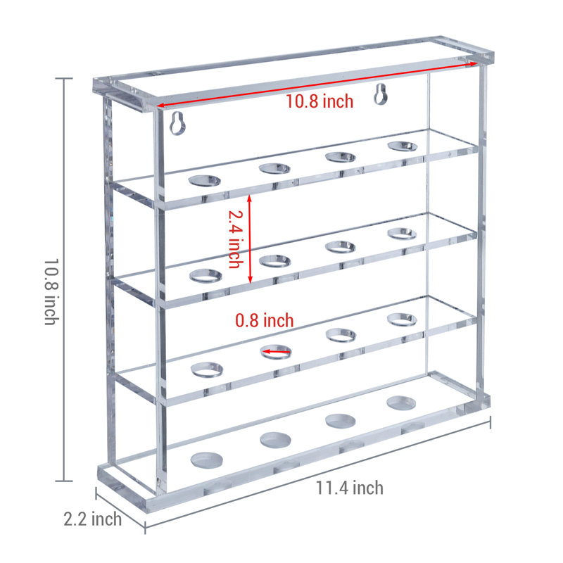 Acrylic Wall Golf Ball Display Case