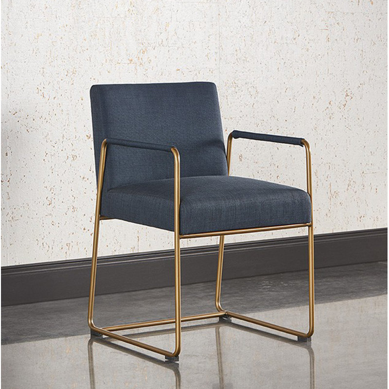 Zander Upholstered Armchair - Grey, Gray