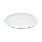 Canvas Home Abbesses Colored Rim Porcelain Serving Platter