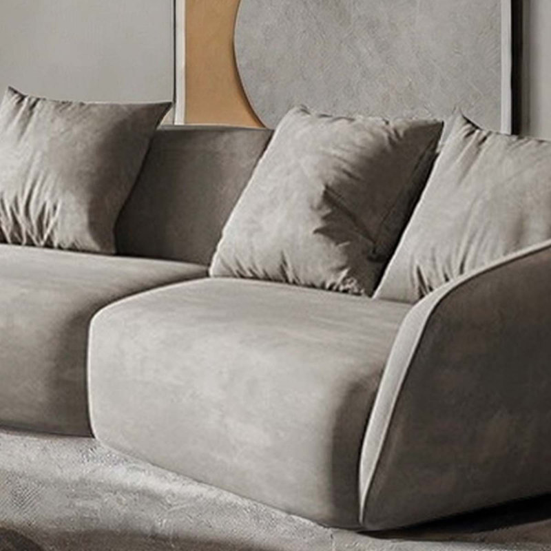 Canapé de luxe minimaliste de style italien léger