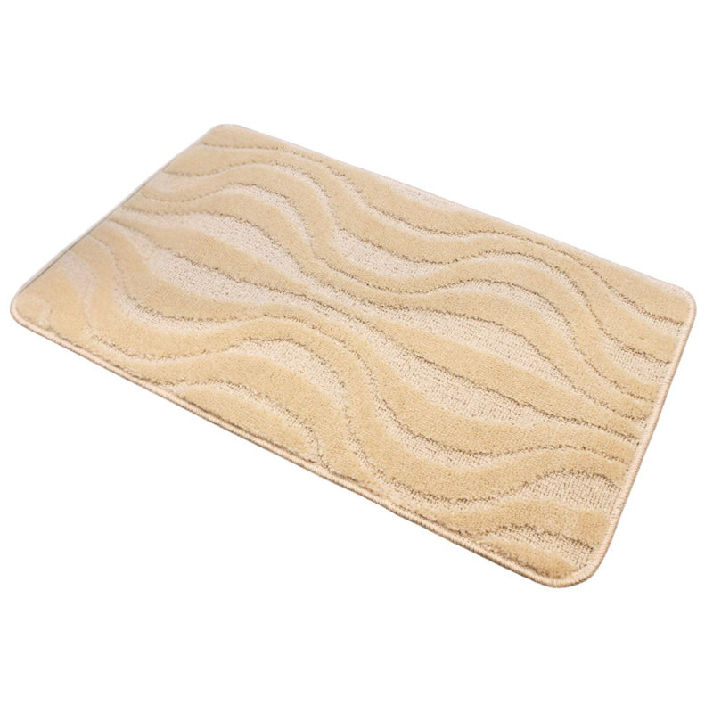 Polypropylene Plastic Bath Mat, Beige