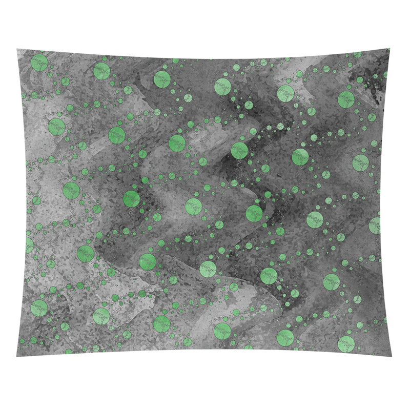 Tapisserie murale en polyester, H 60,5 po x l 81,5 po, Vert