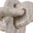 Sculptural Marble Decorative Object with Interlocking Design for Living Room Decor - Modern Home Accent for Coffee Table, or Home Decoration - White-946809307