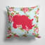 Coussin décoratif intérieur/extérieur bleu beige bleu élégance rhinoceros shabby-22327619