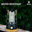 Orkney 26cm Battery Powered Integrated LED Color Changing Camping Lantern with Electric Candle-1078370593