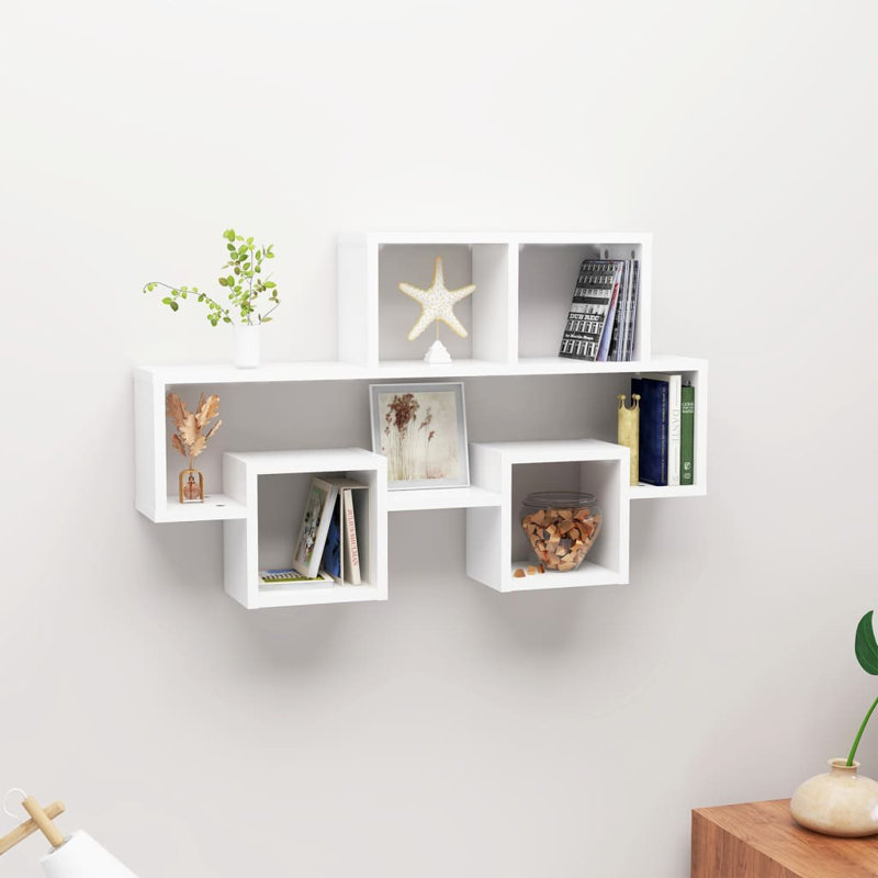 Blinni 5 Piece Accent Shelf, White