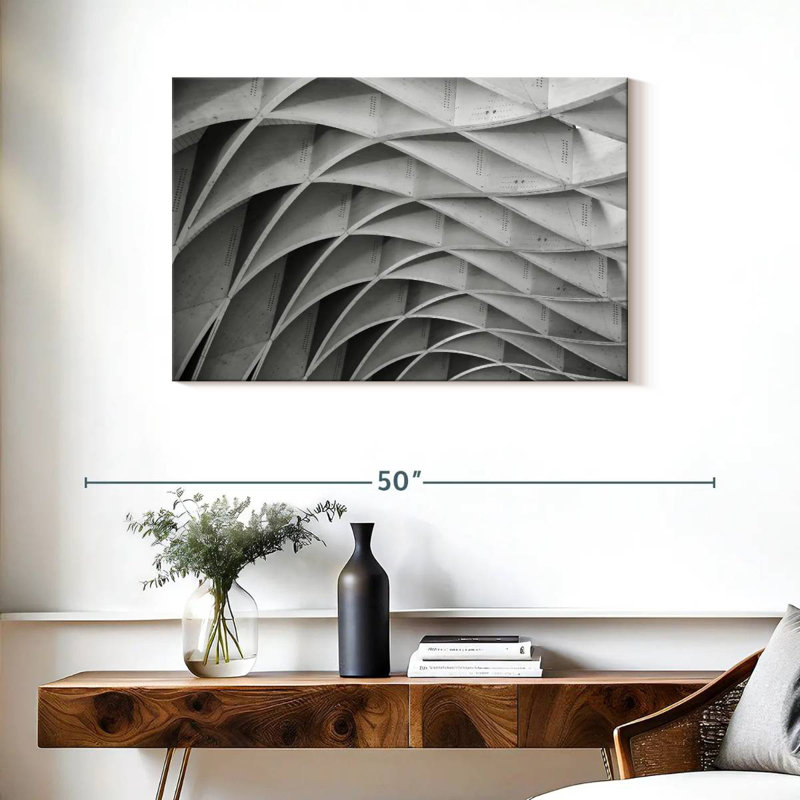 Lilie Abstract Geometric Lines