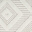 Tapis intérieur / extérieur ivoire / blanc Foundry Select-1735417343