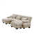 Chenille café clair