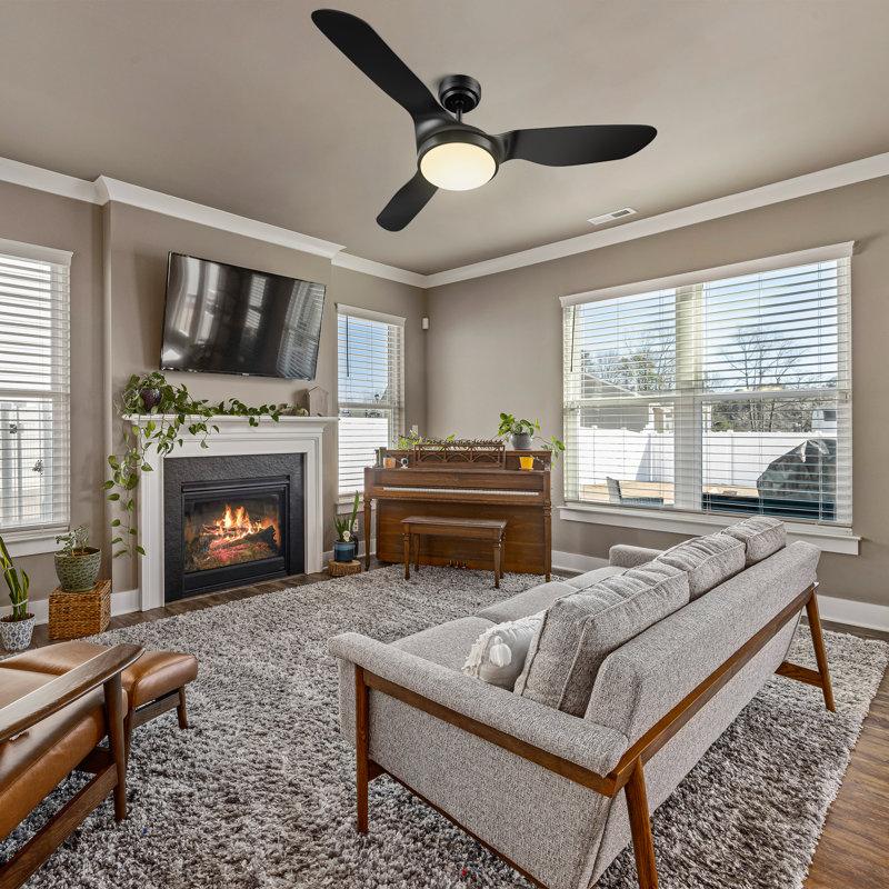 Gannicus 52'' Ceiling Fan with LED Lights