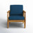 Arnay Acacia Outdoor Lounge Chair-1726632028
