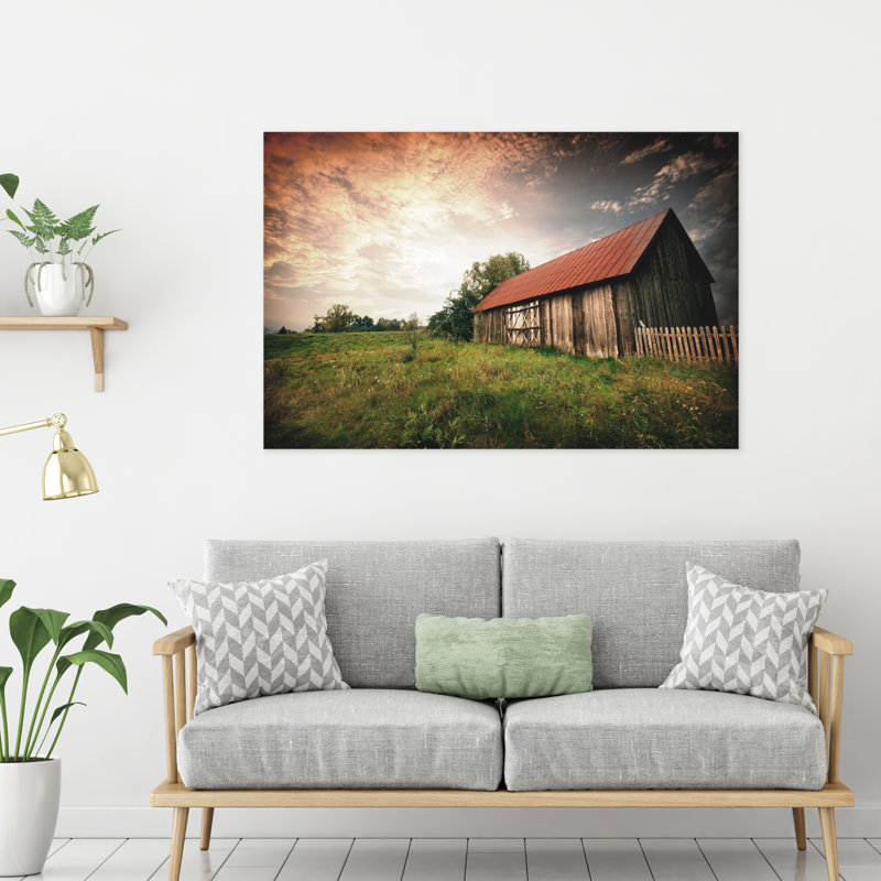 «Country Paradise», reproduction de photo sur verre