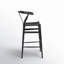 Tabouret de bar / de comptoir en bois massif Fairbanks-869017179-888953030-888953029