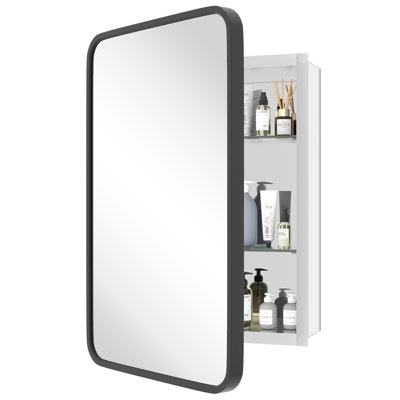 Aluminum Medicine Cabinet with Mirror