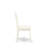 3 Piece Dining Set Contains a Round Dining Table with Pedestal and 2 Linen Fabric Kitchen Room Chairs, Linen White-748710716-682170271-700968730