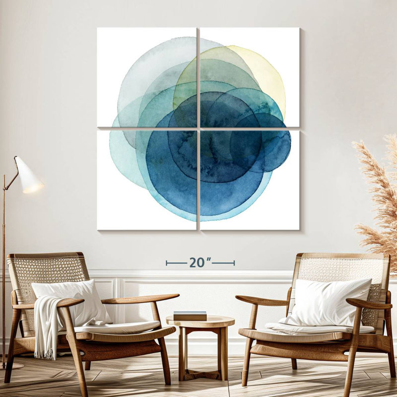 Avery Evolving Planets I, 57" H x 57" W