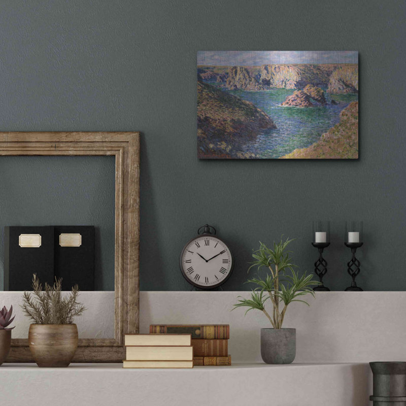 "Port-Domois, Belle-Isle" par Claude Monet, H 12 po x l 16 po