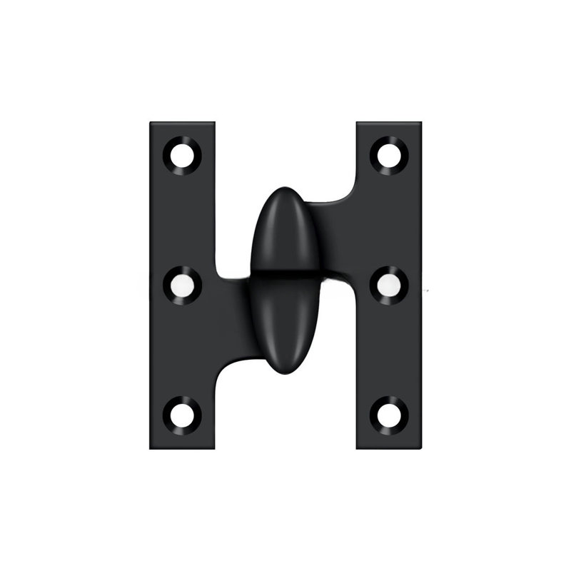 Hinge, Left Hand, Paint Black