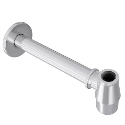 Solid Brass Bottle Trap in Chrome