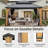 Solid Wood Post Patio Gazebo with Metal Frame-87350708