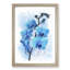 Beautiful Blue Orchids in Abstract - Picture Frame Painting Print-55685823-55685826