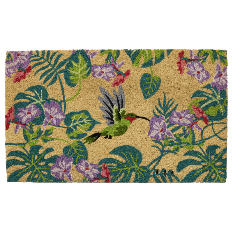 Hummingbird Paradise Doormat 18x30