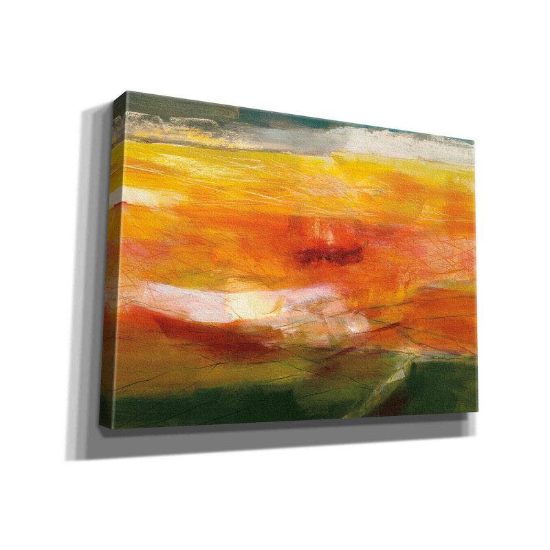 «Bog Journey v2» par Jo Maye, art mural sur toile, H 40 po x l 54 po x P 1,5 po