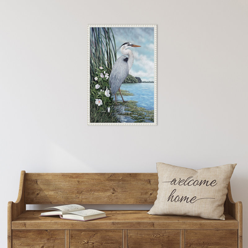 «James Blue Great Heron» par James Harris, H 23 po x l 16 po x P 2 po