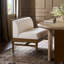 Priscilla Dining Bench-49"-Crypton Wayfarer Snow-309160775