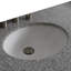 Ovate 61'' Double Bathroom Vanity Top with Sink